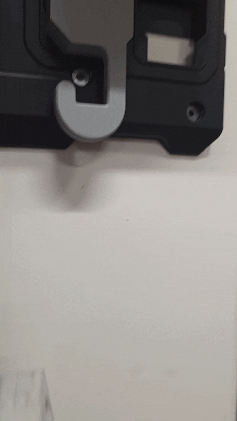 Milwaukee wall packout chainsaw hook holder