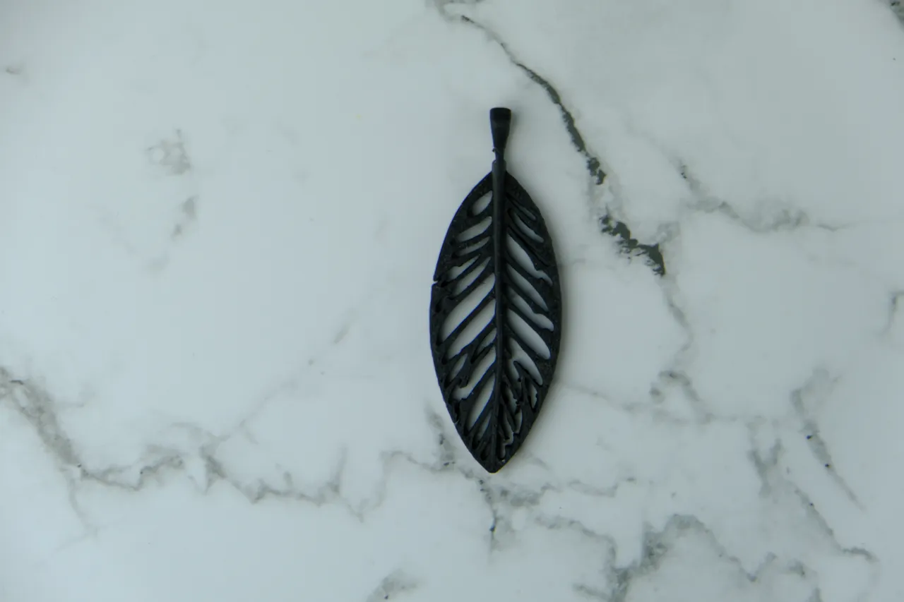 Ethereal Leaf Pendant view 2