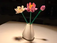 fancy vase!!! -->0.2mm layer, 2 walls, 15% infill