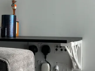 A generative design shelf bracket 