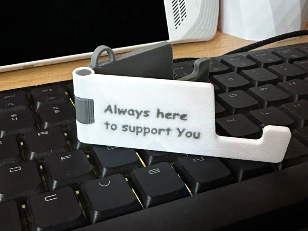 Portable Keychain Mobile, Tablet Stand by fmfelisberto MakerWorld