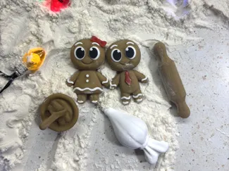 Gingerbread with a box