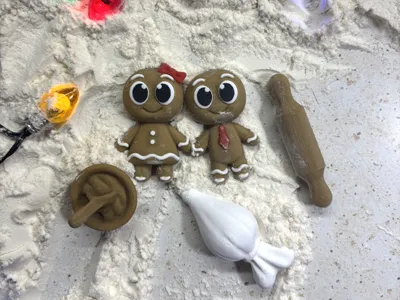 Gingerbread with a box