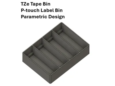 TZe P-touch Label Bin