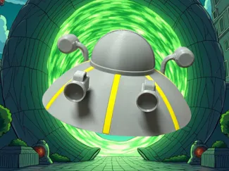 Rick and Morty Spaceship