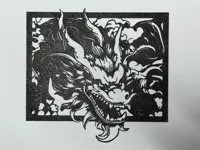 Silhouette murale dragon chinois — photo 2