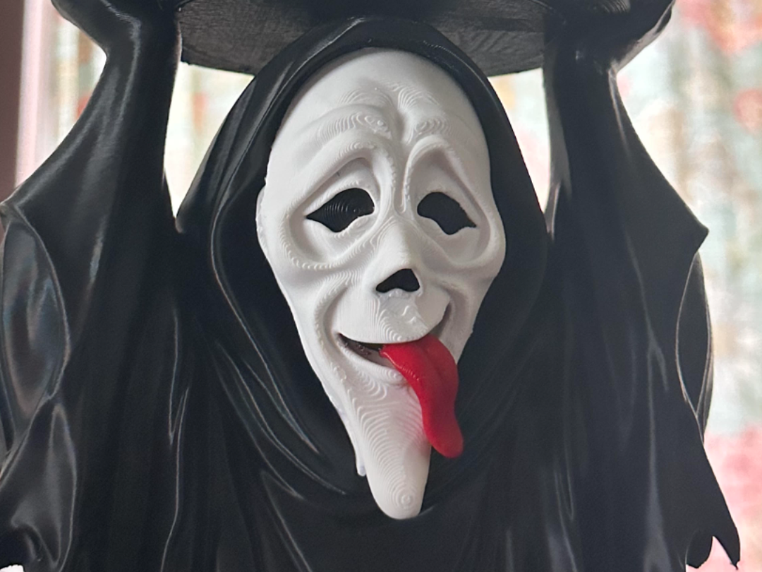 Ghostface Wazzup Face for Candle Holder - 3D printed Festivities, in stock in India