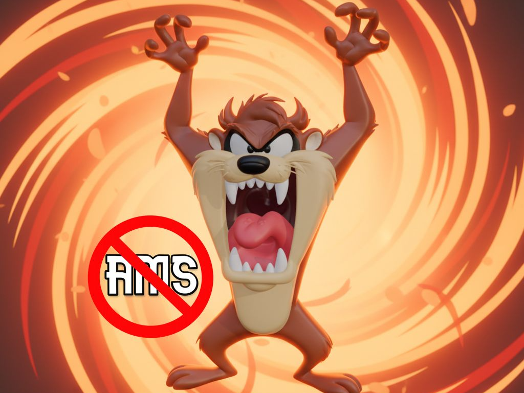 Taz Multi-Part Figure No AMS Required Looney Tunes