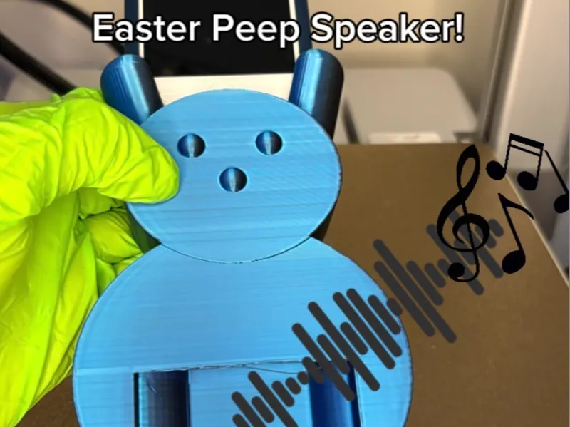 Peep Themed Passive Speaker #contests #easter2026