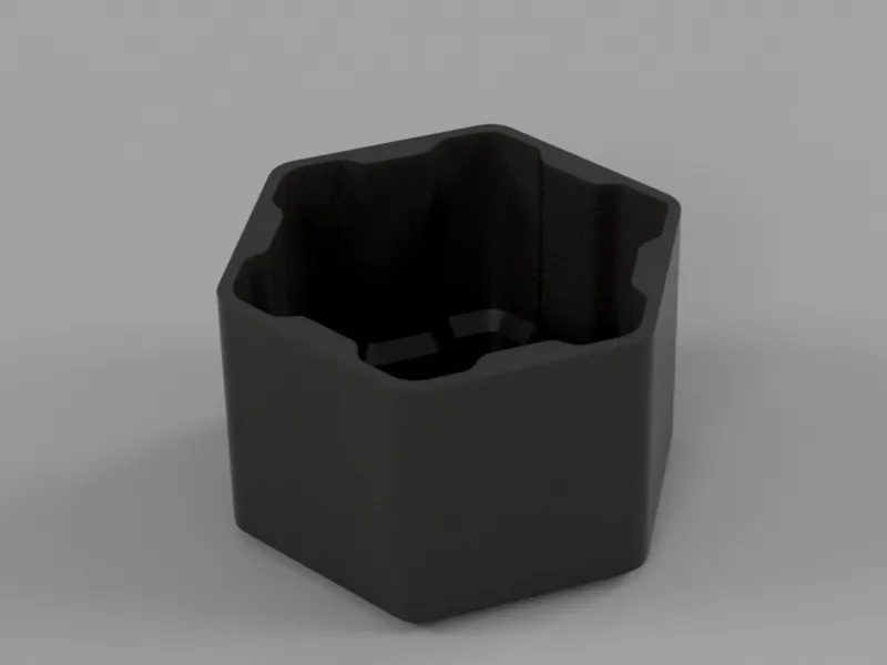 Tesla Model 3 - simple nut caps - modified 