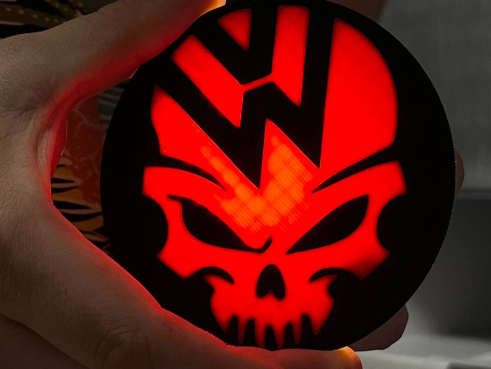 Volkswagen scull light logo 001