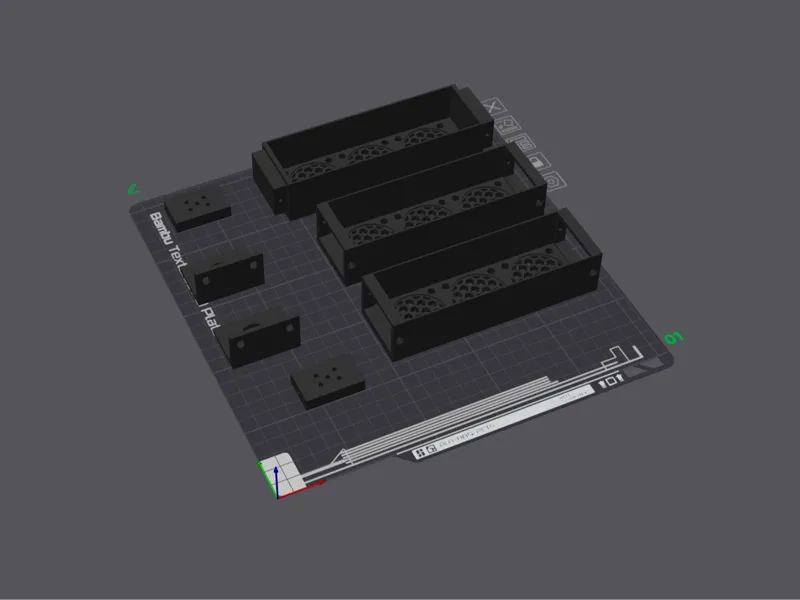 Rackfinity 1U - 40mm fan case rotatable 