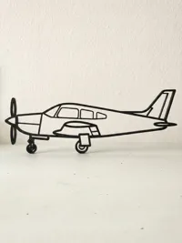 Déco murale avion Piper PA-28 Cherokee — photo 2