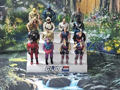 Gi Joe Display Tiered Stand Holds 12 Joe's!