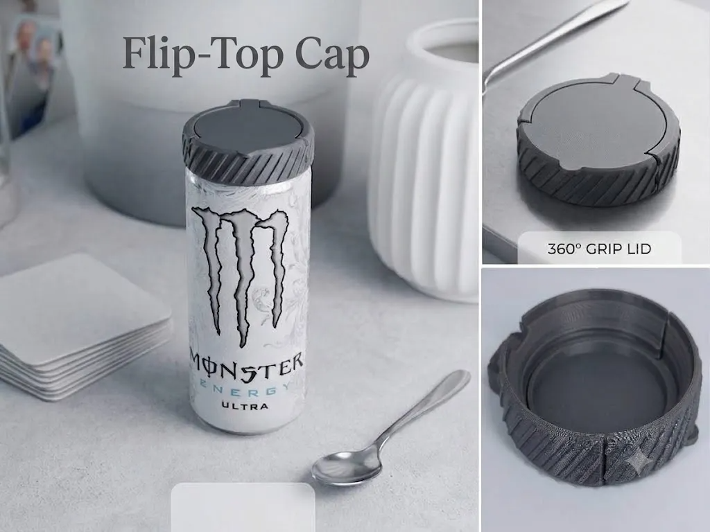 Parametric Drink Can Lid (330ml / 500ml) - 1