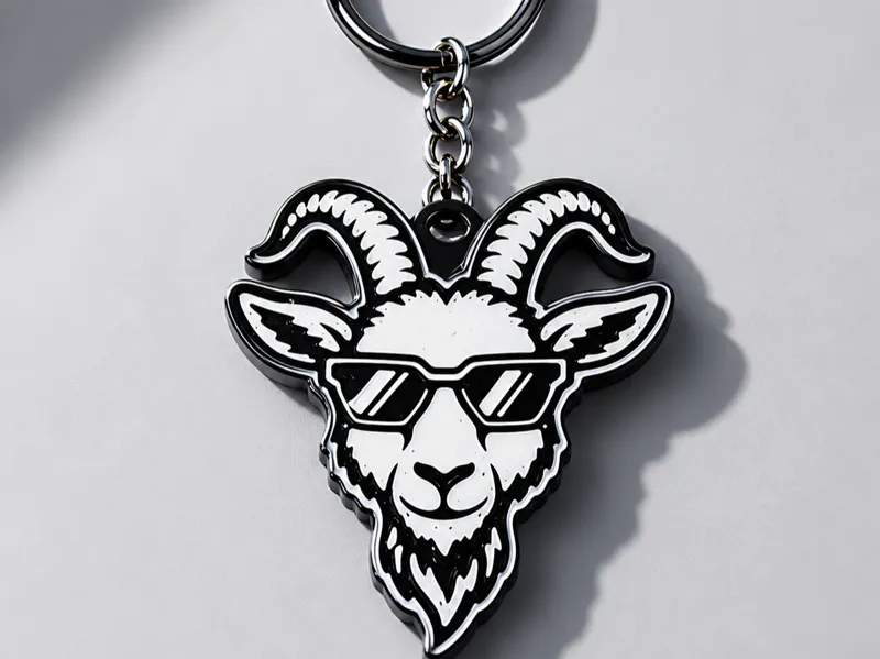 goat keychain