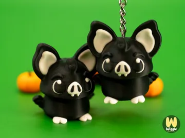 Llavero: Little Bat Clicker Keychain - Halloween Fidget Toy — vista de referencia 4