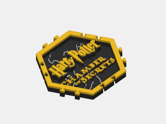 Harry Potter Secret Of The Chamber Hexagon Sign