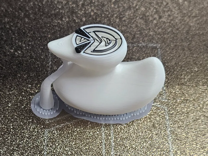 A rubber duck 