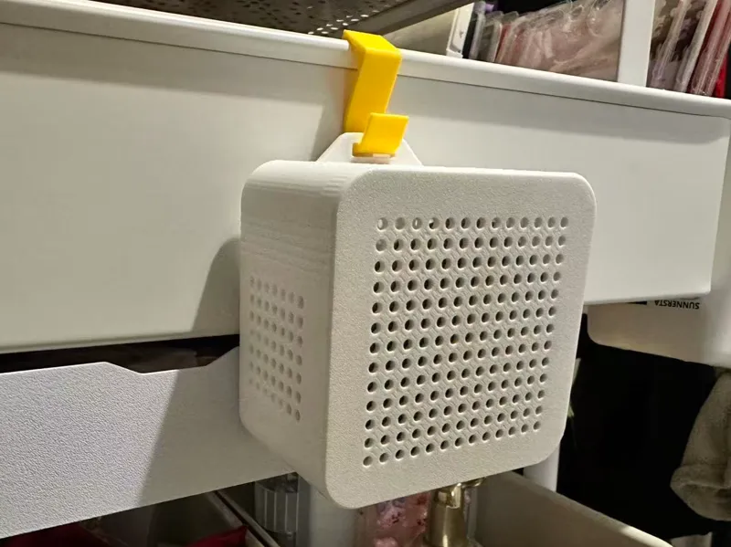 Hollowed-out box with sliding lid