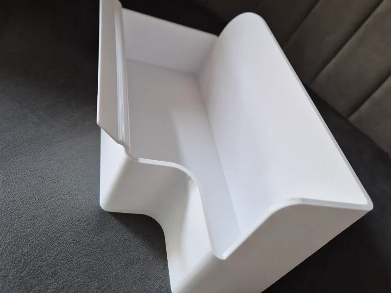 A1 simple poop bucket  with heatbed deflector