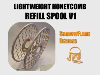 Lightweight Honeycomb Refill Spool (Re-Usable) V1