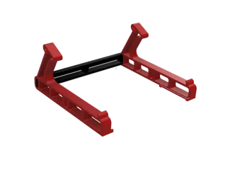 Laptopstand with holder for Lenovo dock.