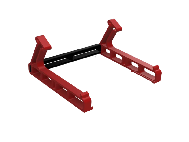 Laptopstand with holder for Lenovo dock.