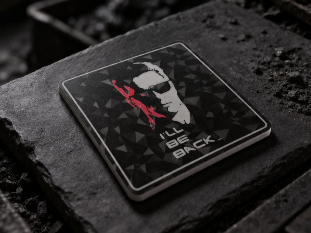 I'll Be Back – Sous-verre Cyber Icon