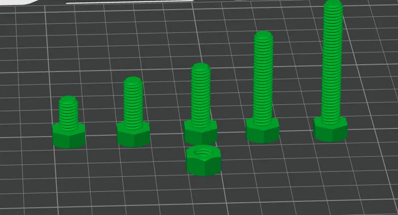M6 Nut and Bolt Set