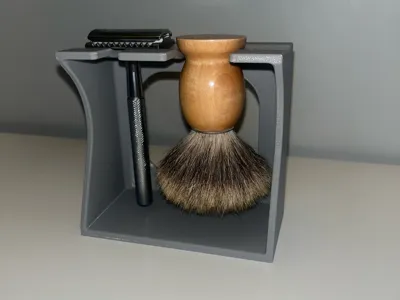 Simple Razor and Brush Holder