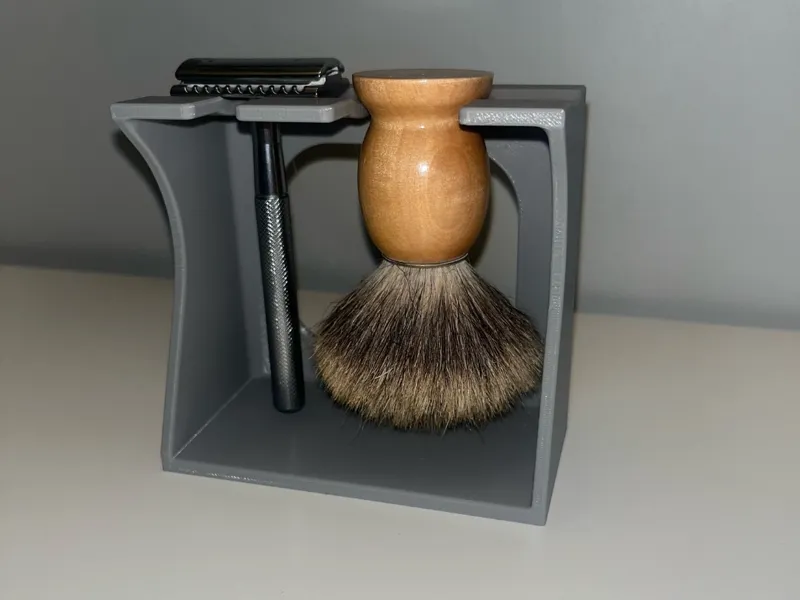 Simple Razor and Brush Holder
