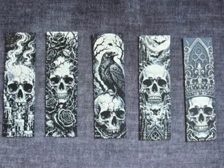 Memento Mori Bookmark Set