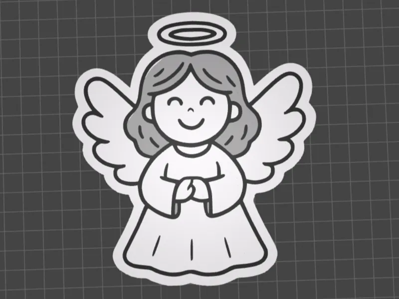 Happy Angel Keychain Christmas