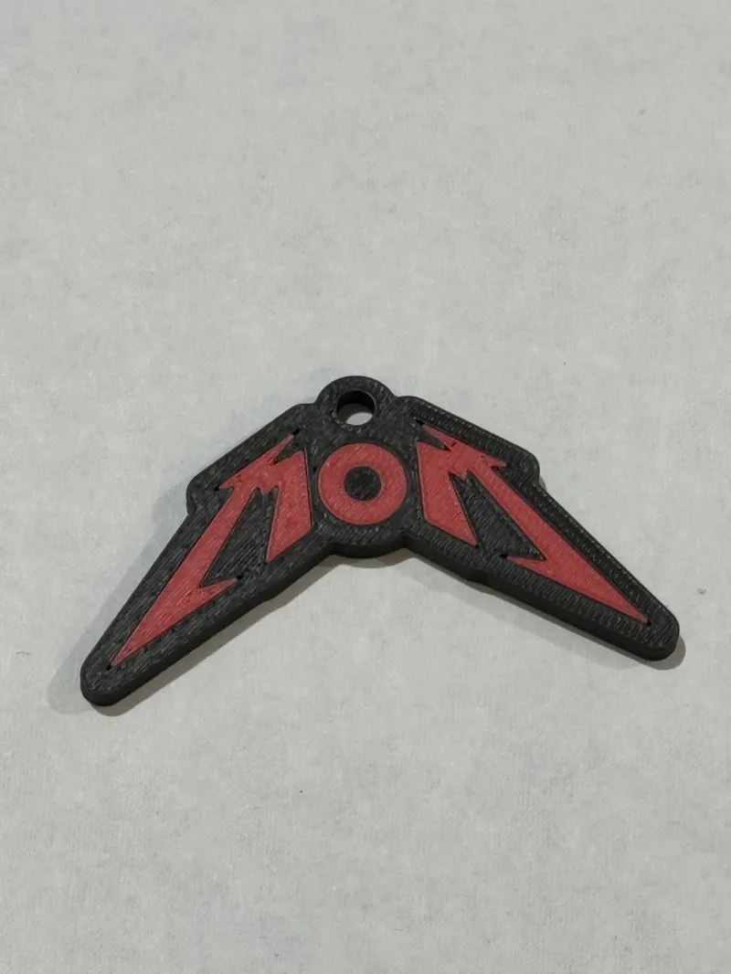 Metallica Mom Keychain