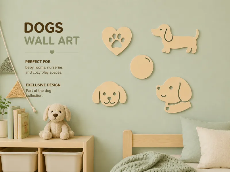 Dogs wall art pack 2