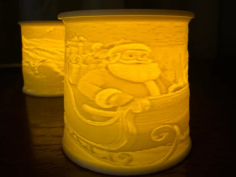 Lito Tea Light Santa Claus - Festive Candle 