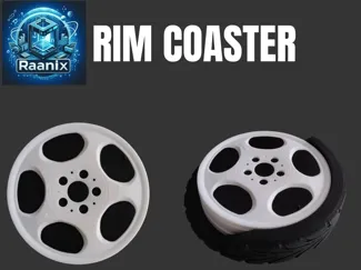 Car Wheel Rim Coaster