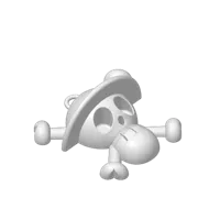 Crâne One Piece à accrocher — photo 5