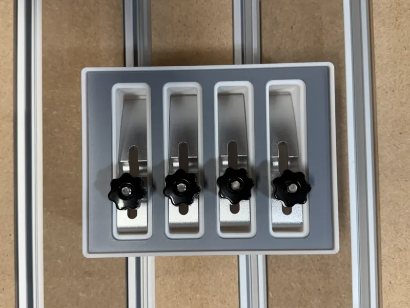 Gridfinity Genmitsu Hold Down Clamps Holder