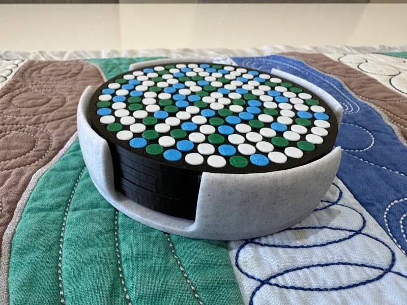 Drinks coaster - Dot pattern