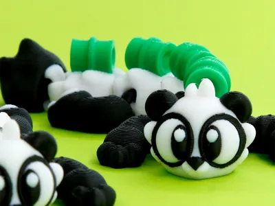 Cute Flexi Mini Dragon Panda