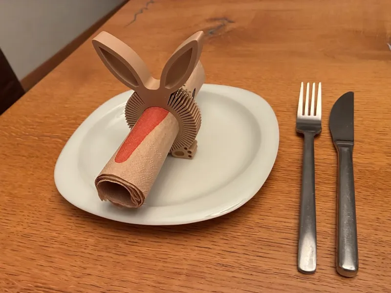 Modularer Oster‑Eierbecher „Hase“