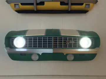 Modelo para impresión 3D: 1969 Muscle car front-end — vista de referencia 3