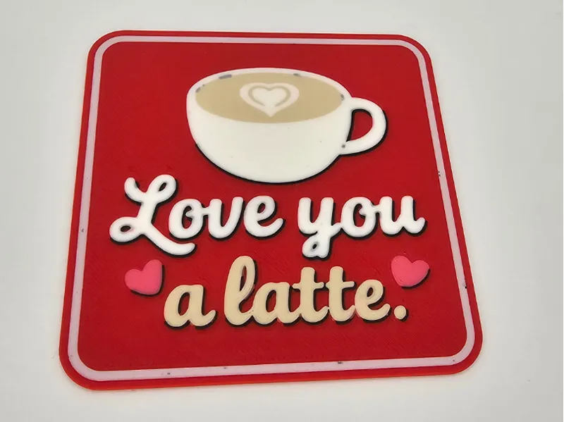 Love You a Latte Coaster