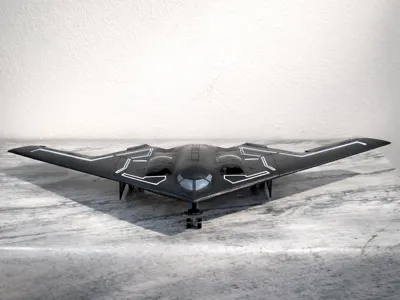 B-2 Stealth Bomber – Detailed 3D Model