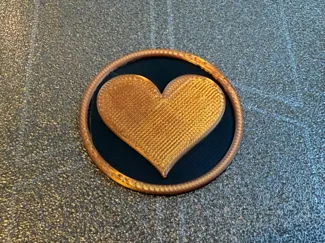Coin with heart