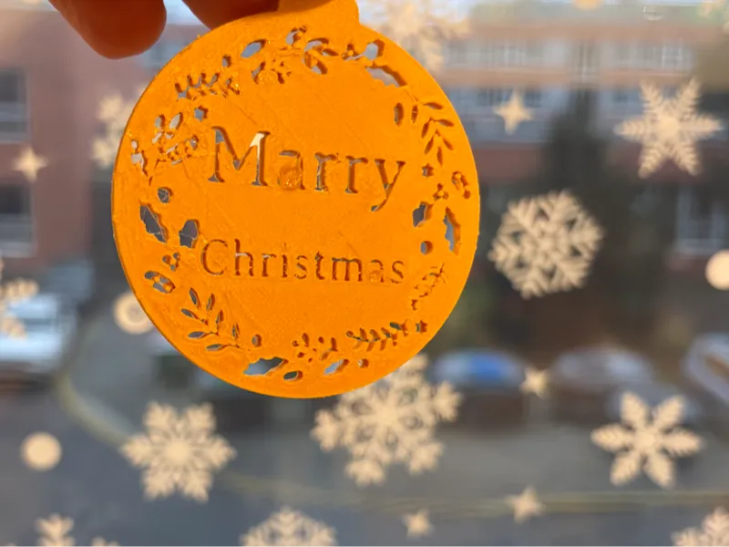 Merry Christmas Ornament