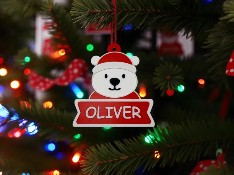 Christmas Ornament – Personalized Name Tag