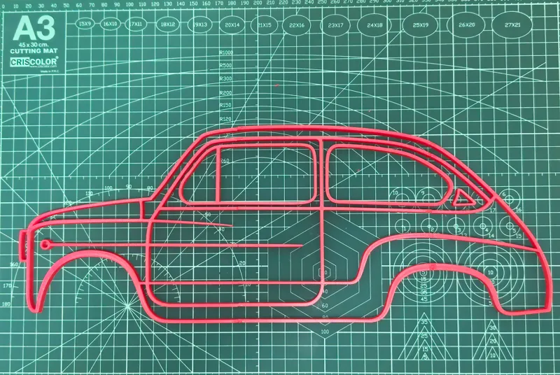 Seat 600 contour wall art